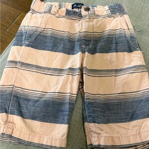 Place Kids Striped Blue and Pink Shorts